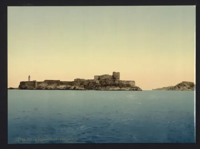 Framed Print : Chateau d If, from the sea, Marseilles, France Framed Print : Chateau d If, from the sea, Marseilles, France