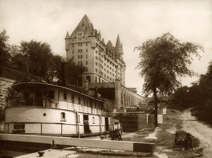 Framed Print : Chateau Laurier and Rideau Locks, Ottawa, Ontario, Canada Framed Print : Chateau Laurier and Rideau Locks, Ottawa, Ontario, Canada