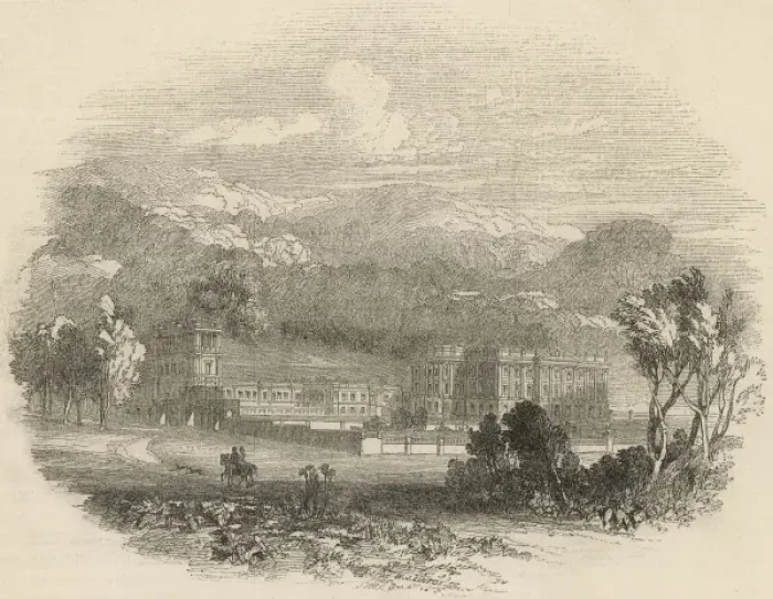 Framed Print : Chatsworth, Palace of the Peak Framed Print : Chatsworth, Palace of the Peak