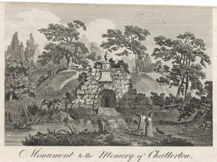 Framed Print : Chattertons Monument Framed Print : Chattertons Monument