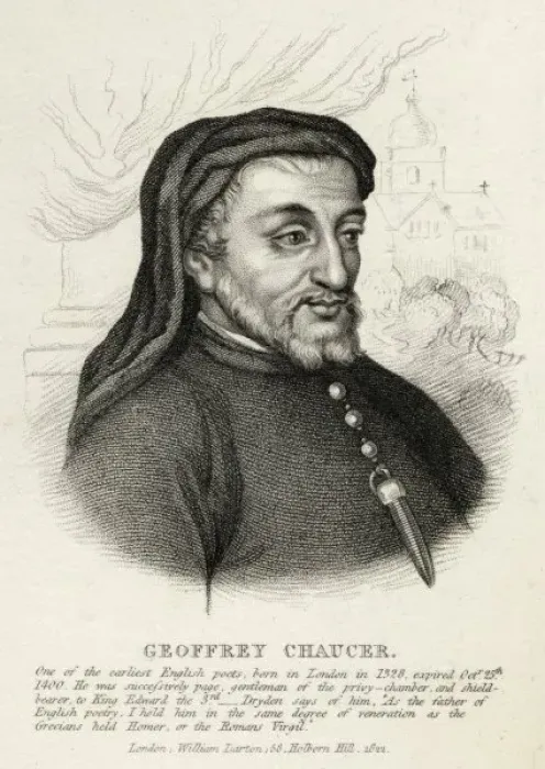Framed Print : Chaucer  /  Darton