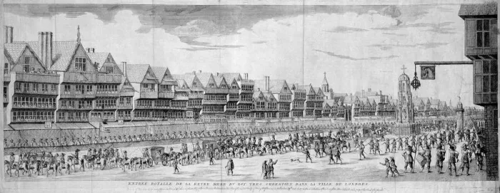 Framed Print : Cheapside 1637 Framed Print : Cheapside 1637
