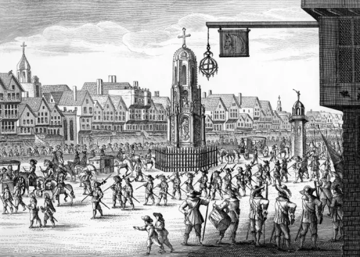 Framed Print : Cheapside / Cross / Conduit Framed Print : Cheapside / Cross / Conduit