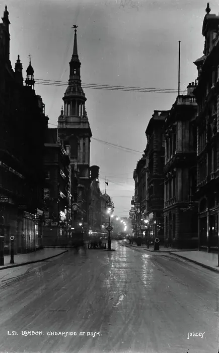 Framed Print : Cheapside at Dusk Framed Print : Cheapside at Dusk
