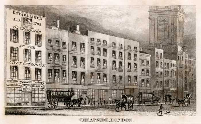 Framed Print : Cheapside, London Framed Print : Cheapside, London