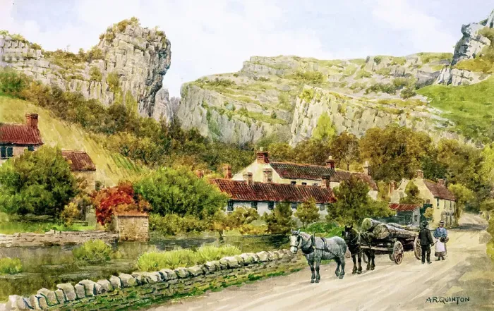 Framed Print : Cheddar Gorge, Somerset Framed Print : Cheddar Gorge, Somerset