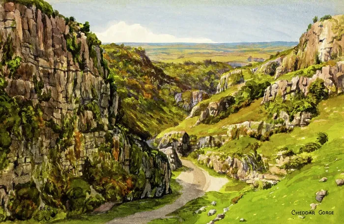 Framed Print : Cheddar Gorge, Somerset Framed Print : Cheddar Gorge, Somerset