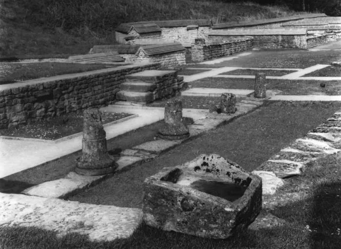 Framed Print : Chedworth Roman villa Framed Print : Chedworth Roman villa
