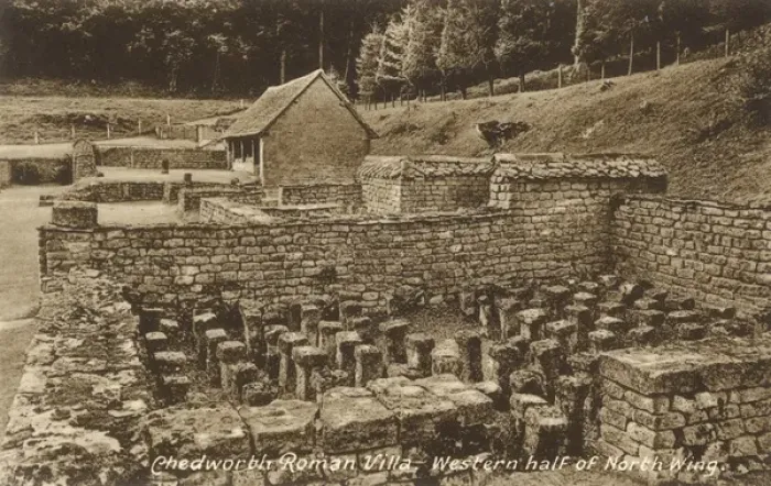 Framed Print : Chedworth Roman Villa, Gloucestershire Framed Print : Chedworth Roman Villa, Gloucestershire