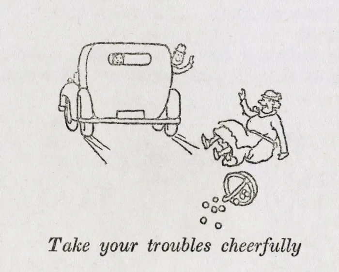Framed Print : Keep cheerful ! / W H Robinson Framed Print : Keep cheerful ! / W H Robinson