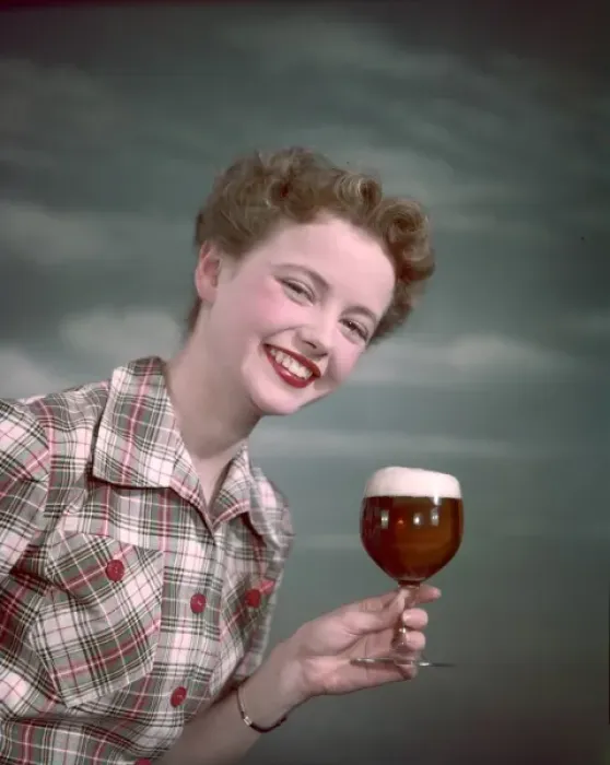 Framed Print : Cheers, Girl with Beer Framed Print : Cheers, Girl with Beer