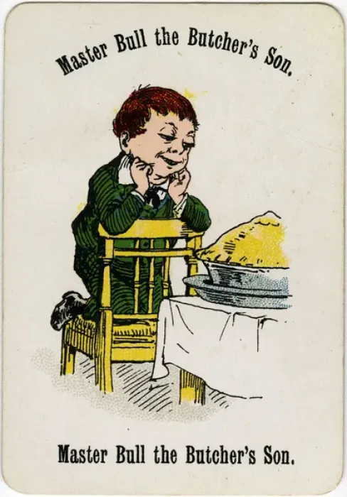 Framed Print : Cheery Families - Master Bull the Butchers Son Framed Print : Cheery Families - Master Bull the Butchers Son