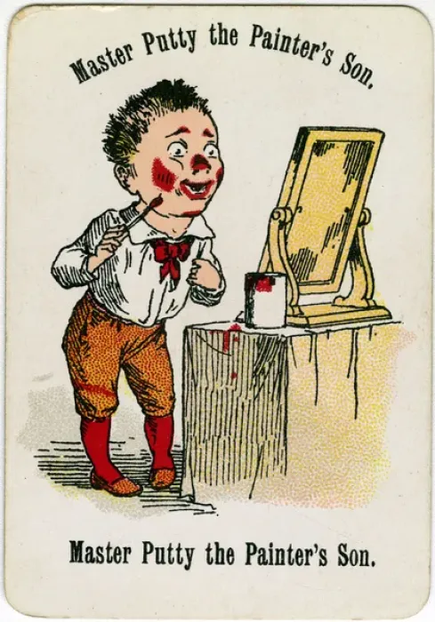 Framed Print : Cheery Families - Master Putty the Painters Son Framed Print : Cheery Families - Master Putty the Painters Son