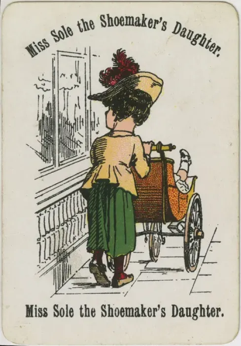 Framed Print : Cheery Families - Miss Sole the Shoemakers Daughter Framed Print : Cheery Families - Miss Sole the Shoemakers Daughter