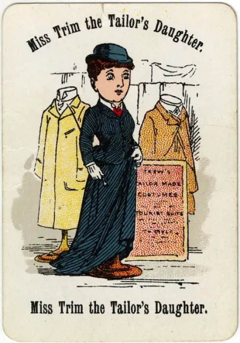 Framed Print : Cheery Families - Miss Trim the Tailors Daughter Framed Print : Cheery Families - Miss Trim the Tailors Daughter