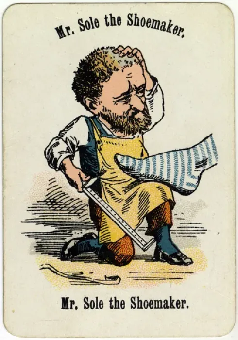 Framed Print : Cheery Families - Mr Sole the Shoemaker Framed Print : Cheery Families - Mr Sole the Shoemaker