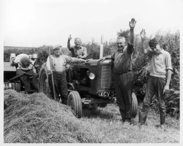 Framed Print : Cheery Farmworkers Framed Print : Cheery Farmworkers
