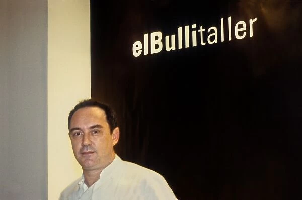 The chef Ferran Adriࠩn BulliTaller (Barcelona