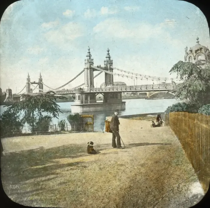 Framed Print : Chelsea Bridge Framed Print : Chelsea Bridge