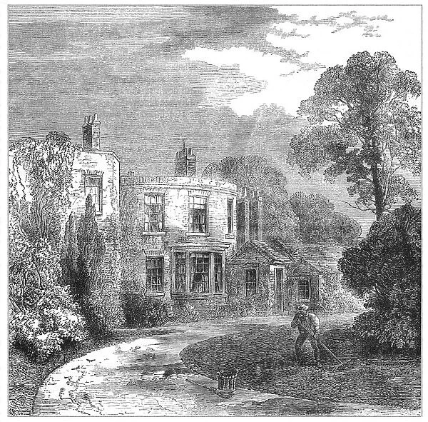 Chelsea Farm. View of Chelsea Farm, a house occupied by Lord & Lady Cremorne