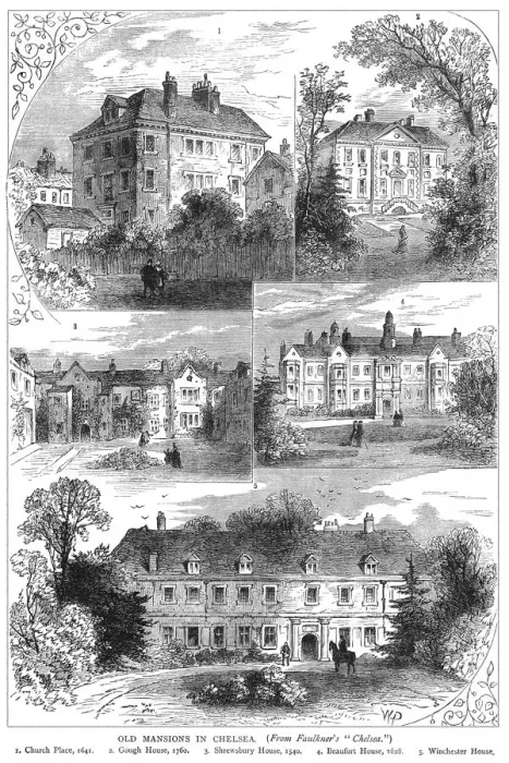 Framed Print : Chelsea mansions Framed Print : Chelsea mansions