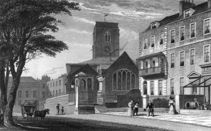 Framed Print : Chelsea Old Church Framed Print : Chelsea Old Church