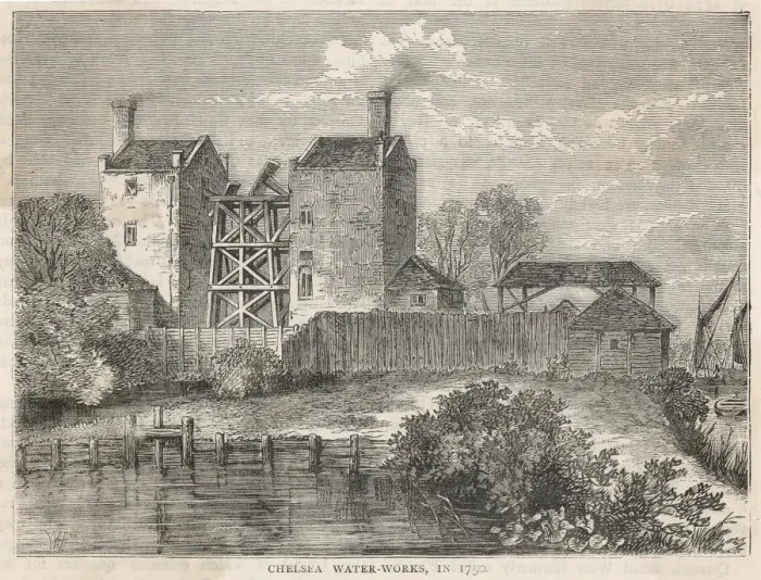 Framed Print : Chelsea Waterworks Framed Print : Chelsea Waterworks