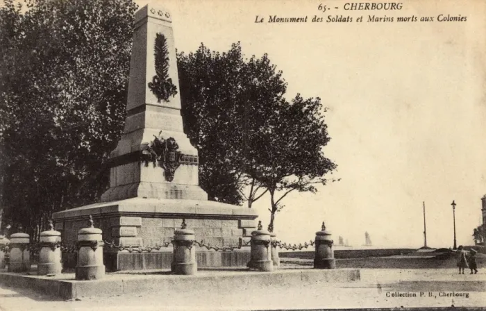 Framed Print : Cherbourg, France - Memorial to Colonial Soldiers / Sailors Framed Print : Cherbourg, France - Memorial to Colonial Soldiers / Sailors