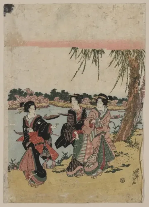 Framed Print : Cherry blossoms at Mimeguri Framed Print : Cherry blossoms at Mimeguri