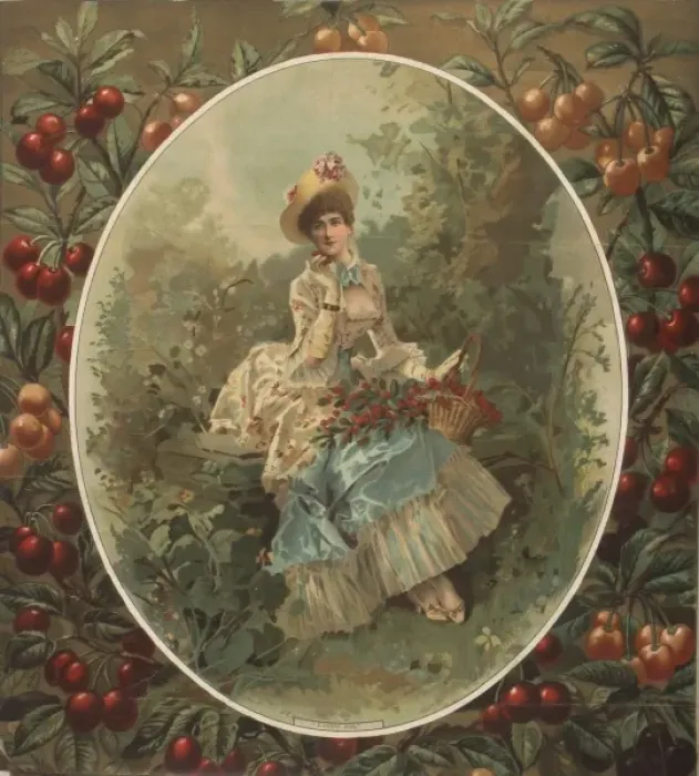 Framed Print : Cherry Ripe by Unknown Artist Framed Print : Cherry Ripe by Unknown Artist