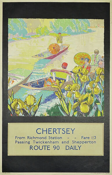 Chertsey. A London Underground design by F Gregory Brown
