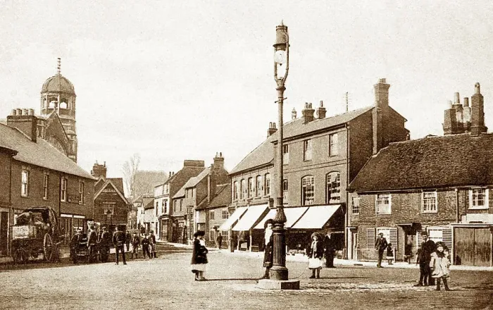 Framed Print : Chesham Blucher Street early 1900s Framed Print : Chesham Blucher Street early 1900s