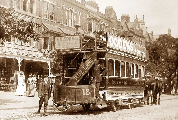 Framed Print : Cheshire Lines Railway tram in Southport Framed Print : Cheshire Lines Railway tram in Southport