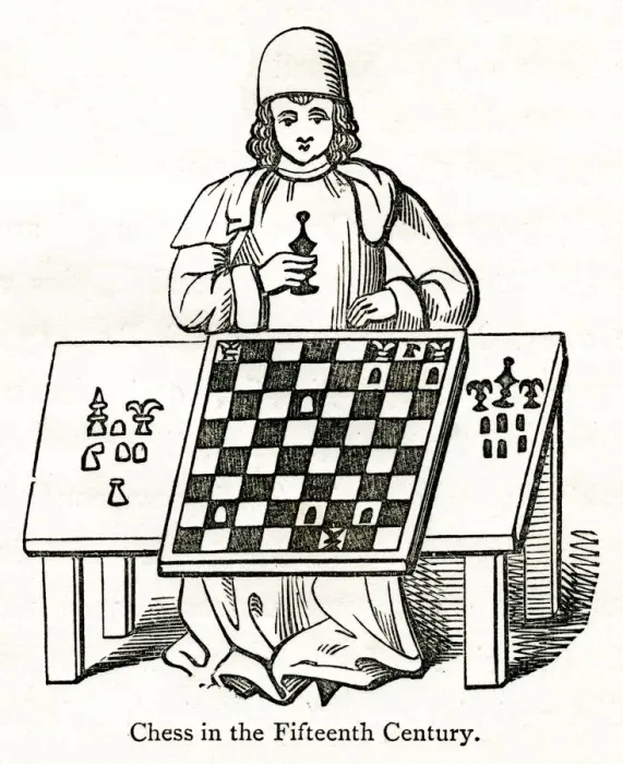 Framed Print : Chess in the Fifteenth century Framed Print : Chess in the Fifteenth century
