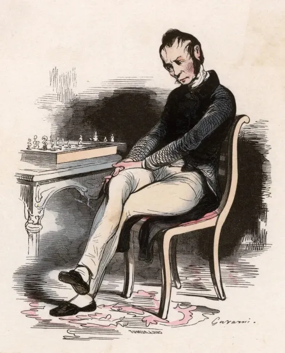 Framed Print : CHESS; PLANNING MOVE Framed Print : CHESS; PLANNING MOVE