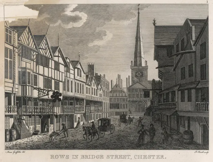 Framed Print : CHESTER / BRIDGE STREET Framed Print : CHESTER / BRIDGE STREET