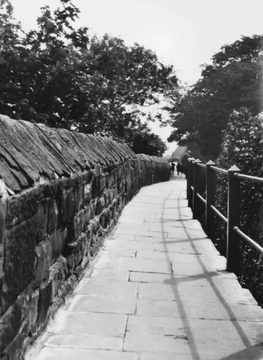 Framed Print : Chester City Wall Framed Print : Chester City Wall