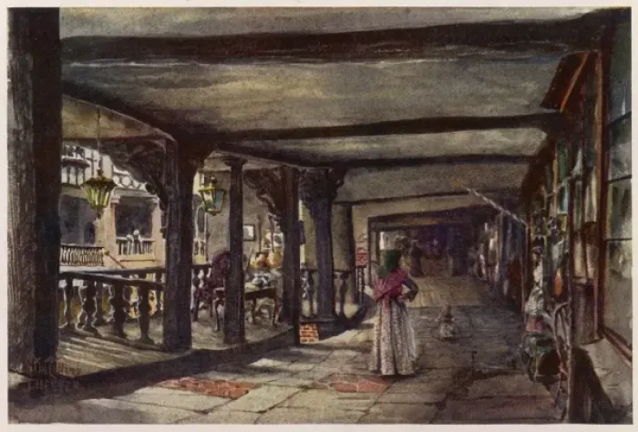 Framed Print : Chester / The Rows 1905 Framed Print : Chester / The Rows 1905