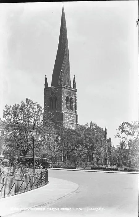Framed Print : Chesterfield Parish Church Framed Print : Chesterfield Parish Church