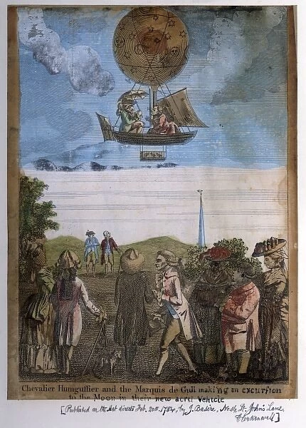 Chevalier Humgiffier and the Marquis de Gull - balloon