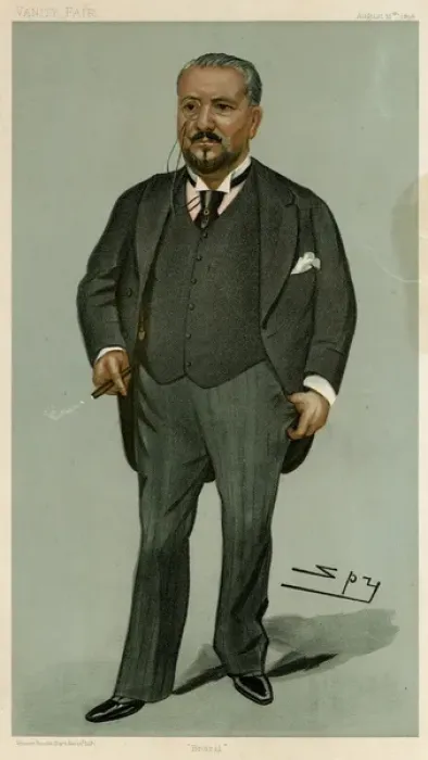Framed Print : The Chevalier de Souza Correa, Vanity Fair, Spy Framed Print : The Chevalier de Souza Correa, Vanity Fair, Spy