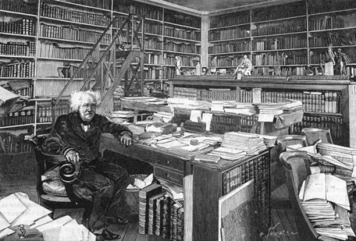Framed Print : Chevreul, in his Study Framed Print : Chevreul, in his Study