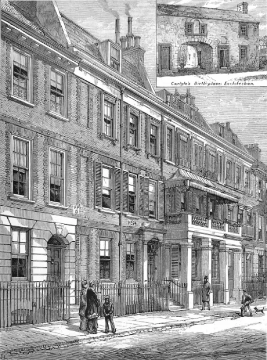 Framed Print : Cheyne Row, Chelsea, 1881 Framed Print : Cheyne Row, Chelsea, 1881