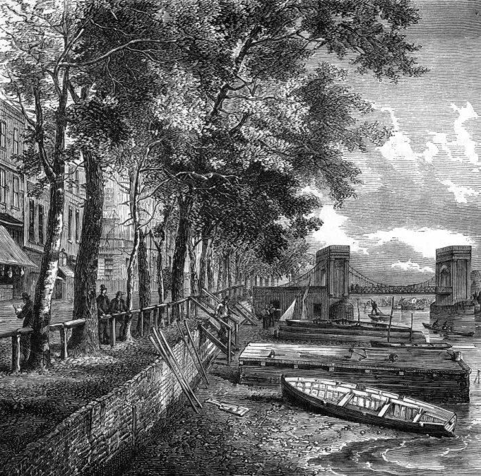 Framed Print : Cheyne Walk Framed Print : Cheyne Walk