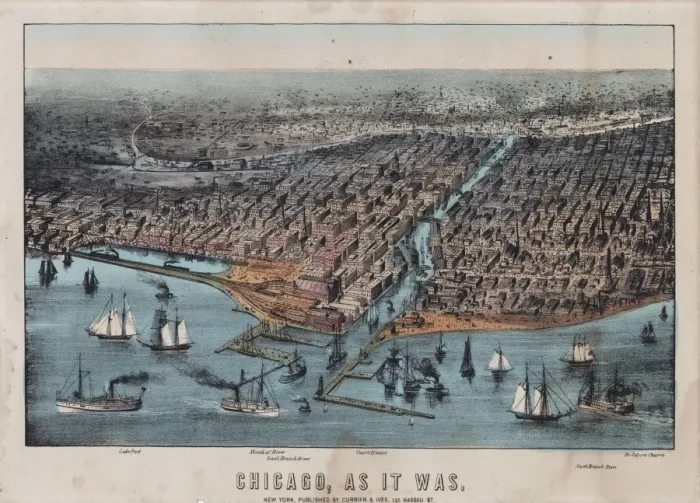 Framed Print : Chicago, as it was Framed Print : Chicago, as it was