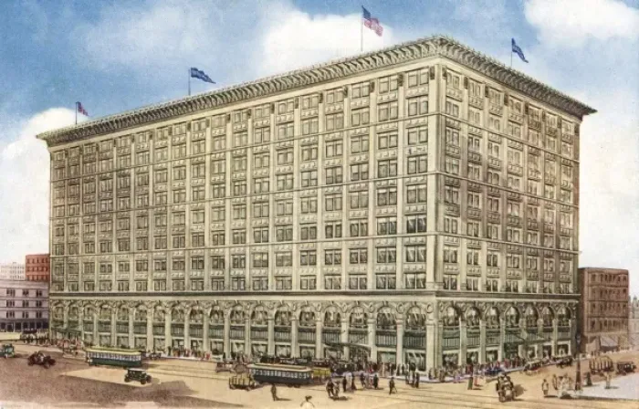 Framed Print : Chicago Department Store Framed Print : Chicago Department Store