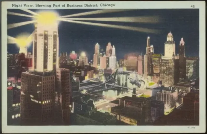 Framed Print : Chicago at Night Framed Print : Chicago at Night