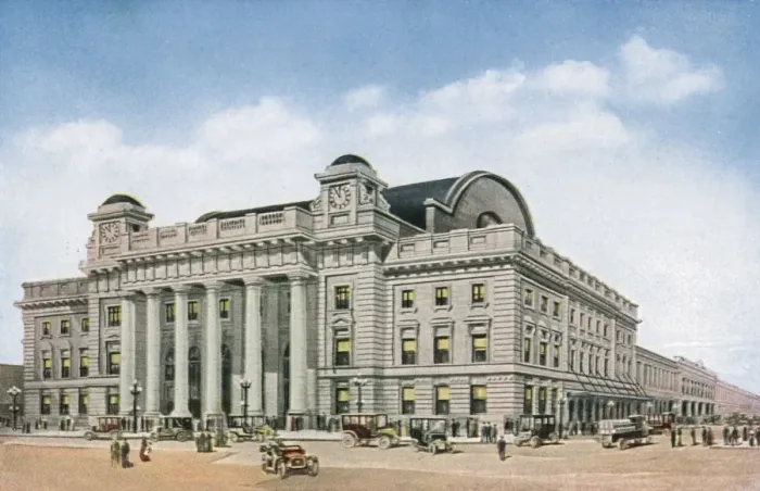 Framed Print : Chicago Railway Station Framed Print : Chicago Railway Station