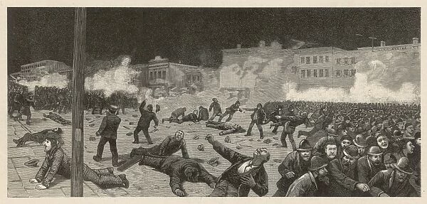 Chicago Riots. CHICAGO RIOTS Stirred up by fiendish anarchists, workers riot -