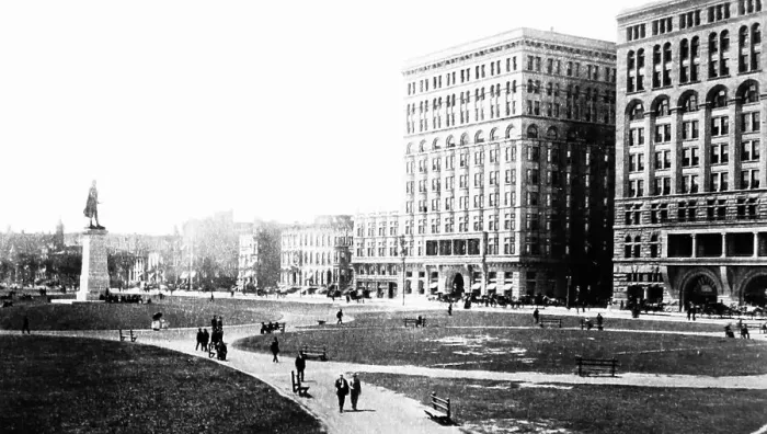 Framed Print : Chicago, USA, early 1900s Framed Print : Chicago, USA, early 1900s